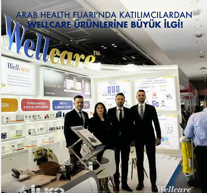Arab Health Fuarı'nda Katılımcılardan Wellcare Ürünlerine Büyük İlgi 