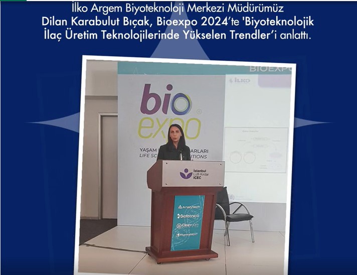 İlko Argem Biyoteknoloji Merkezi Müdürü Dilan Karabulut Bıçak, Bioexpo 2024’e Konuşmacı Olarak Katıldı.