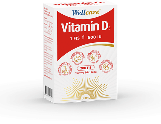 Wellcare Vitamin D3 600 IU 