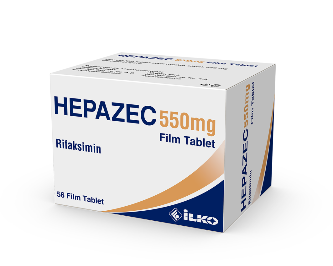 Hepazec 550 Mg 56 Film Tablet