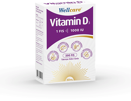 Wellcare Vitamin D3 1000 IU 