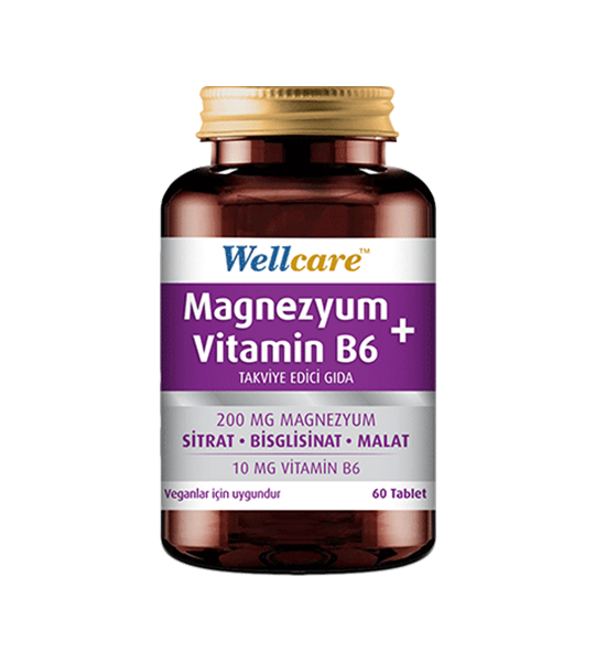 Wellcare Magnezyum + Vitamin B₆ 60 Tablet