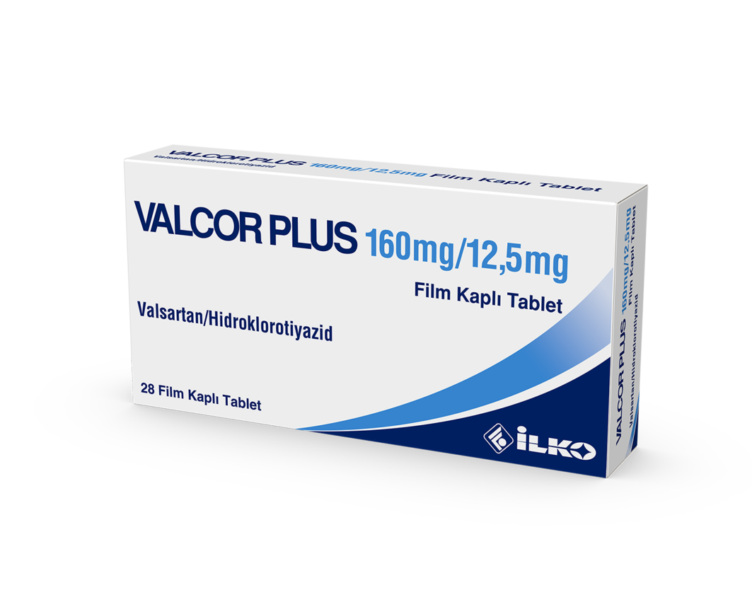 Valcor Plus 160 Mg / 12.5 Mg 28 Film Tablet
