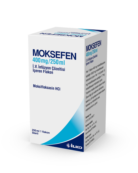 Moksefen 400 Mg / 250 Ml IV Flakon