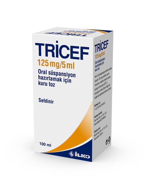 Tricef 125 Mg / 5 Ml 100 Ml Oral Süspansiyon