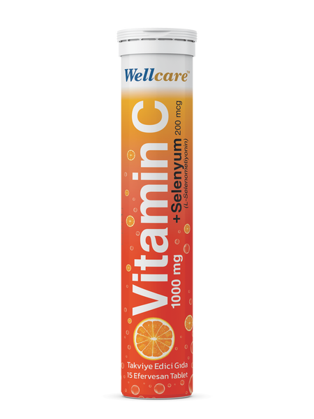 Vitamin C + Selenyum Efervesan Tablet 