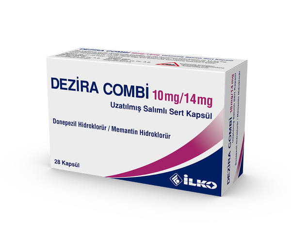 Dezira Combi 10 Mg / 14 Mg 28 Uzatılmış Salımlı Sert Kapsül